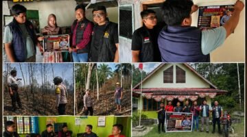 Cegah Api Sebelum Membesar, Sat Reskrim Polres Simalungun Gandeng Manggala Agni Sisir Kawasan Rawan Karhutla