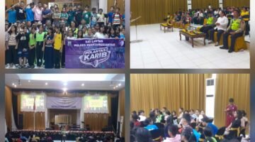 Sat Lantas Polres Pematangsiantar Sosialisasi Cegah Laka Lantas di Gereja GKPB Jalan SM. Raja
