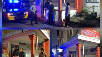 Polsek Siantar Selatan Laksanakan SALING di Pos Kamling Merah Putih 