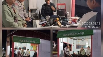 Polsek Siantar Martoba Laksanakan SALING di Pos Kamling Jalan Sitalasari