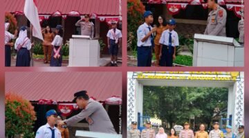 Kapolsek Siantar Timur Police Go To School di SMP Negeri 1