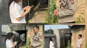 Polsek Siantar Martoba Cek TKP Dugaan Pencurian di Jalan Sumber Jaya 