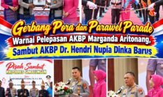 Kapolres Simalungun AKBP Dr. Hendri Nupia Dinka Barus Disambut Hangat, Pisah Sambut Polres Simalungun Berlangsung Khidmat dan Humanis
