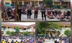 Bhabinkamtibmas Polsek Siantar Marihat Sambang Kamtibmas Cegah Tawuran di SMA Swasta Pelita