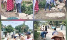 Warga Bandar Selamat Kompak Bergotong Royong, Rawat Akses Jalan Bombongan Urat.