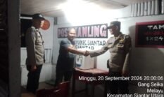Polsek Siantar Utara SALING di Pos Kamling Melayu