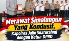 Merawat Simalungun Yang Kondusif, Kapolres Jalin Silaturahmi dengan Ketua DPRD