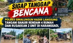Sigap Tanggap Bencana, Polres Simalungun Hadir Langsung Tangani Banjir Rendam 4 Rumah dan Rusakkan 2 Unit di Haranggaol