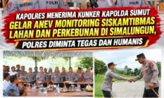 Kapolres Menerima Kunker Kapolda Sumut Gelar Anev Monitoring Siskamtibmas Lahan dan Perkebunan di Simalungun, Polres Diminta Tegas dan Humanis