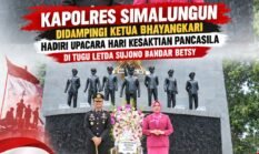Kenang Jasa Pahlawan, Kapolres Simalungun Hadiri Upacara Hari Kesaktian Pancasila di Tugu Letda Sujono Bandar Betsy