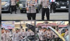 Pastikan Randis Siap Operasional, Polres Pematangsiantar Cek R2 dan R4