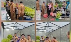 Bhabinkamtibmas Polsek Siantar Martoba Sambang Kamtibmas di Lahan Kelompok Tani 