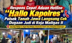 Respons Cepat Aduan Hotline “Hallo Kapolres”, Polsek Tanah Jawa Langsung Cek Dugaan Judi di Raja Maligas II