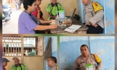 Bhabinkamtibmas Polsek Siantar Barat Sambang Waspada Kebakaran di Jalan Wahidin