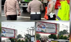 Kapolres Pematangsiantar melaksanakan pengaturan Lalu Lintas.
