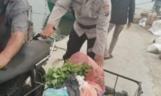 Patroli Sambang Nelayan, Satpolairud Polres Langkat Sampaikan Imbauan Waspada Cuaca Ekstrem