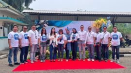 Ket : foto bersama BRI cabang perdagangan dan PT.Kinra 