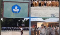 Polri Peduli Pendidikan, Wakapolres Pematangsiantar Pembina Upacara Bendera di SMPN 9