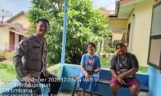 Jaga lingkungan Sekitar Bhabinkamtibmas Polsek Siantar Selatan Sambang ke Rumah Warga Gang Dame
