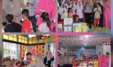 HKGB ke-74, Polres Pematangsiantar Bersama Bhayangkari Cabang melaksanakan Bakti Sosial