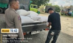 Dukung Ketapang,Polsek Siantar Martoba Dampingi Penjualan Jagung Petani Binaan ke Bulog Cabang Pematangsiantar