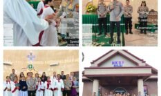 Minggu Kasih, Kapolres Binjai Hadir Berikan Rasa Aman bagi Jemaat HKBP