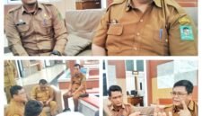 Foto : Sekda kabupaten Simalungun Mixnon Andreas Simamora S.I.P.,M.Si di dampingi Kadis Kominfo Simalungun Akbar Putra Siregar S.STP., M.Si